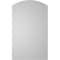 Ekena Millwork Arch Top Surface Mount PVC Gable Vent: Functional, w/ 2"W x 1-1/2"P Brickmould Frame, 18"W x 30"H GVPAR18X3002SF - alternate 3